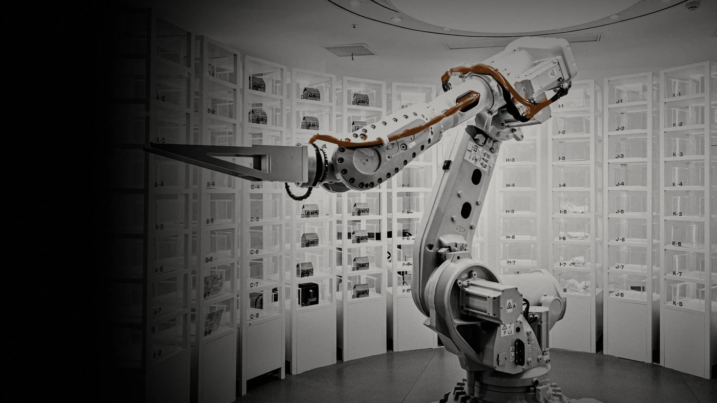 3D printed components integrated in a robotic system